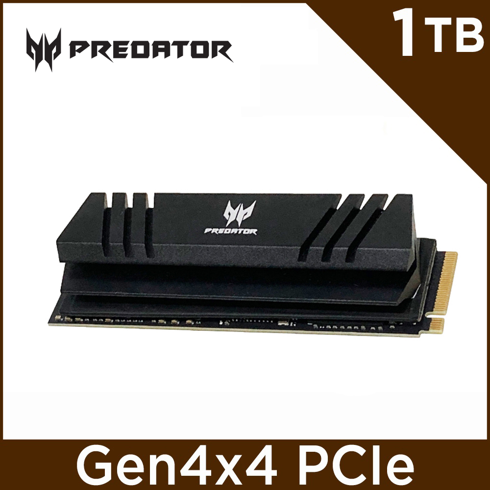 Acer Predator GM7000 1TB M.2 2280 PCIe Gen4x4 SSD固態硬碟