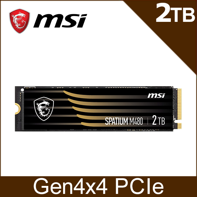 MSI M.2 SSD SPATIUM M480シリーズ 2TB S78-440Q150-P83 HD3165