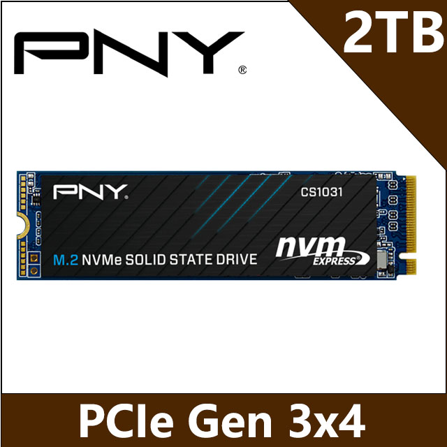 [情報] PNY CS1031 2TB M.2 PCle SSD 2999元 