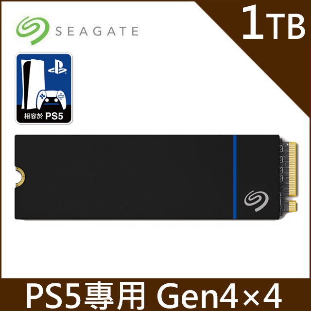 Seagate Game Drive 1TB Gen4 PCIE SSD-PS5專用(含散熱片)(ZP1000GP3A4001)