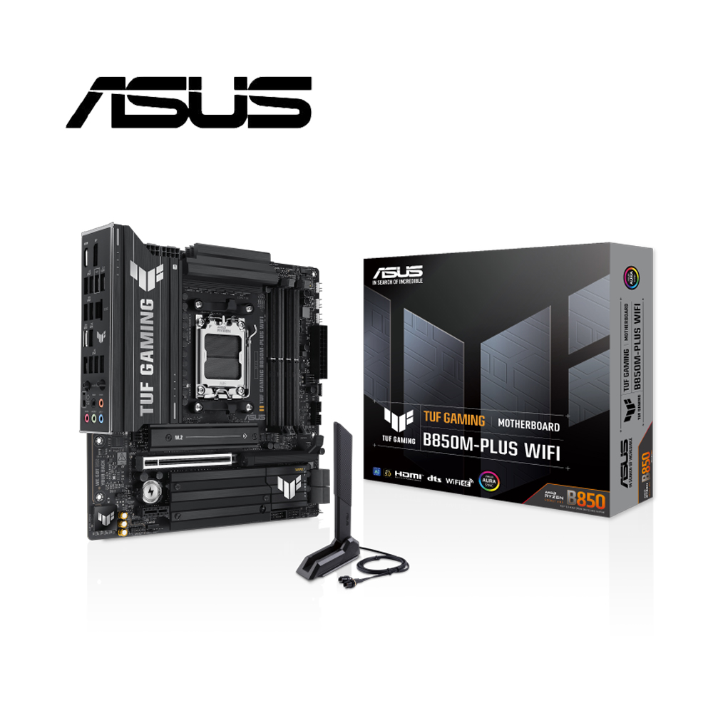 ASUS 華碩TUF GAMING A620M-PLUS 主機板+AMD R5 7500F MPK 6核12緒中央