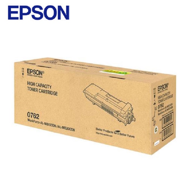EPSON S050762 原廠高容量黑色碳粉匣 適用AL-M8100 / M8200DN