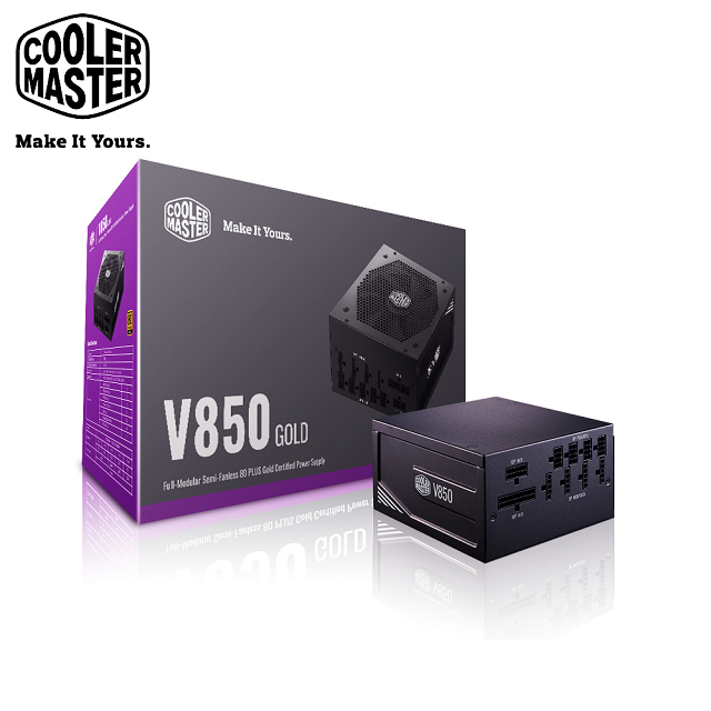 Cooler Master V Gold 全模組化 80Plus金牌 850W 電源供應器