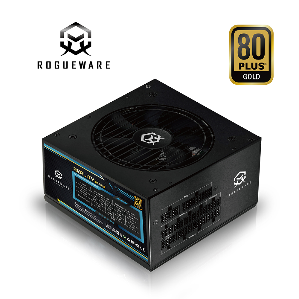 【ROGUEWARE洛克威】REALITY系列 80Plus 金牌 650W 全模組電源供應器