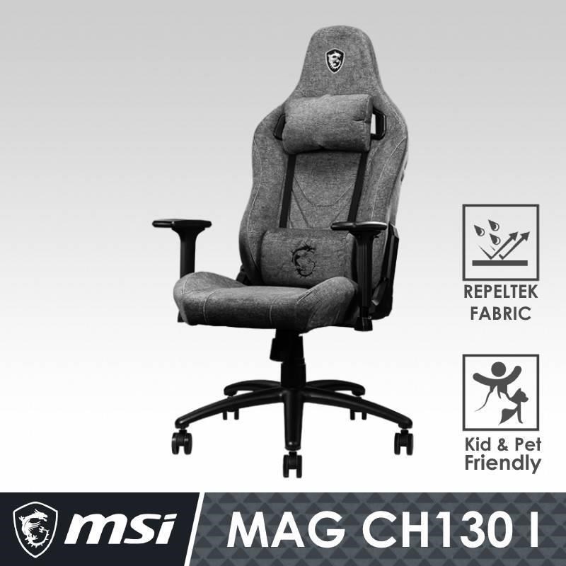 Игровое кресло msi mag ch130 i repeltek fabric