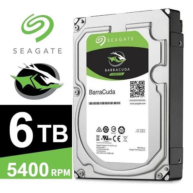 Seagate【BarraCuda】新梭魚 6TB 3.5吋桌上型硬碟 (ST6000DM003)