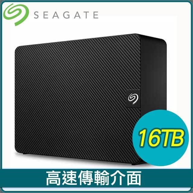 Seagate 希捷 新黑鑽 Expansion Desktop 16TB 3.5吋外接硬碟(STKP16000400)