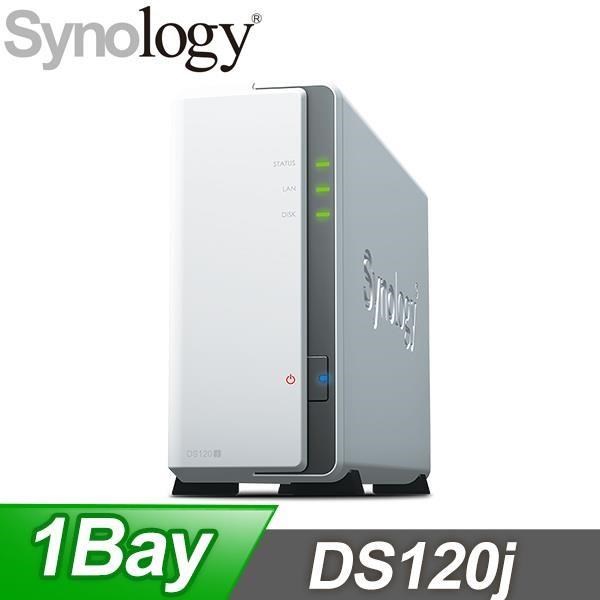 Synology 群暉 DiskStation DS120j 1-Bay NAS網路儲存伺服器