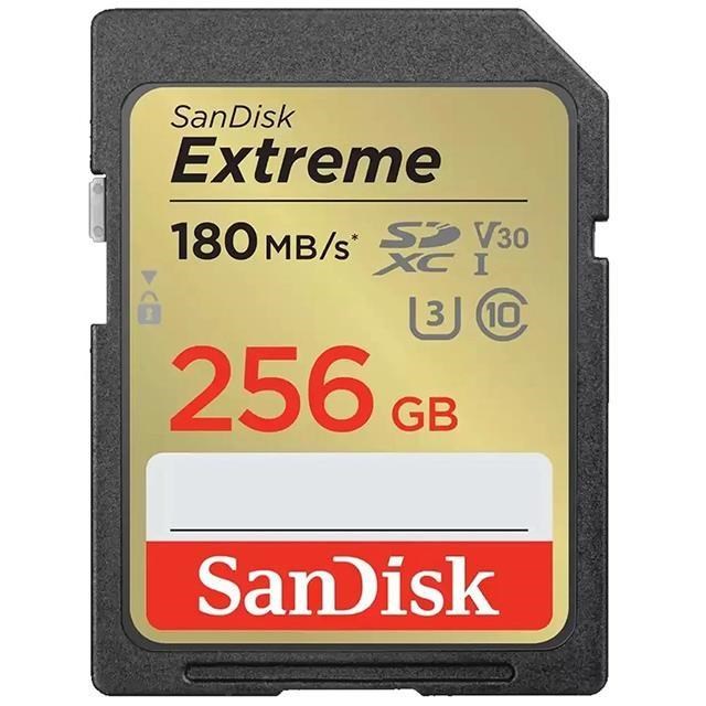 SanDisk 256GB 256G SDXC【180MB/s Extreme】SD 4K U3 A2 V30 相機記憶卡
