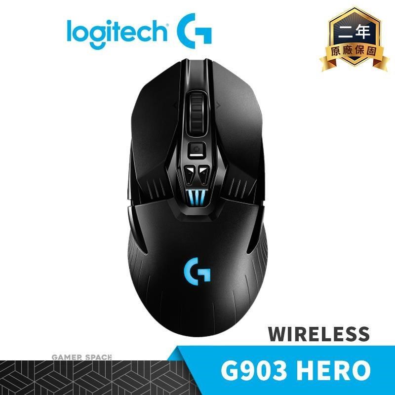 Logitech 羅技 G903 HERO LIGHTSPEED RGB 無線電競滑鼠