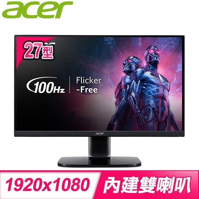 ACER 宏碁 KA270 H 27型 100Hz螢幕