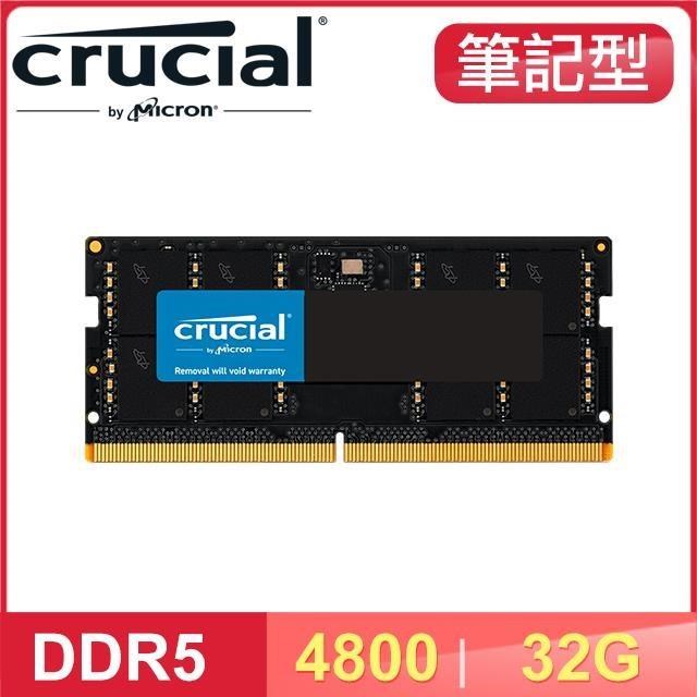 Micron 美光 Crucial NB DDR5-4800 32G 筆記型記憶體