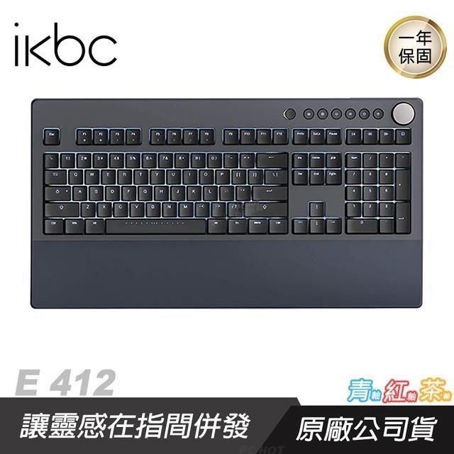 IKBC Table E412 機械式鍵盤 黑色/108鍵/英文/ABS/防盜密碼/曲線鍵帽