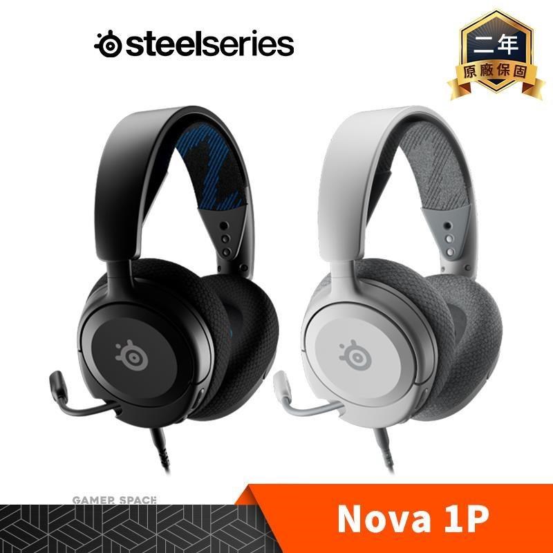 Steelseries 賽睿 Arctis NOVA 1P 電競耳機 PS5 黑 白