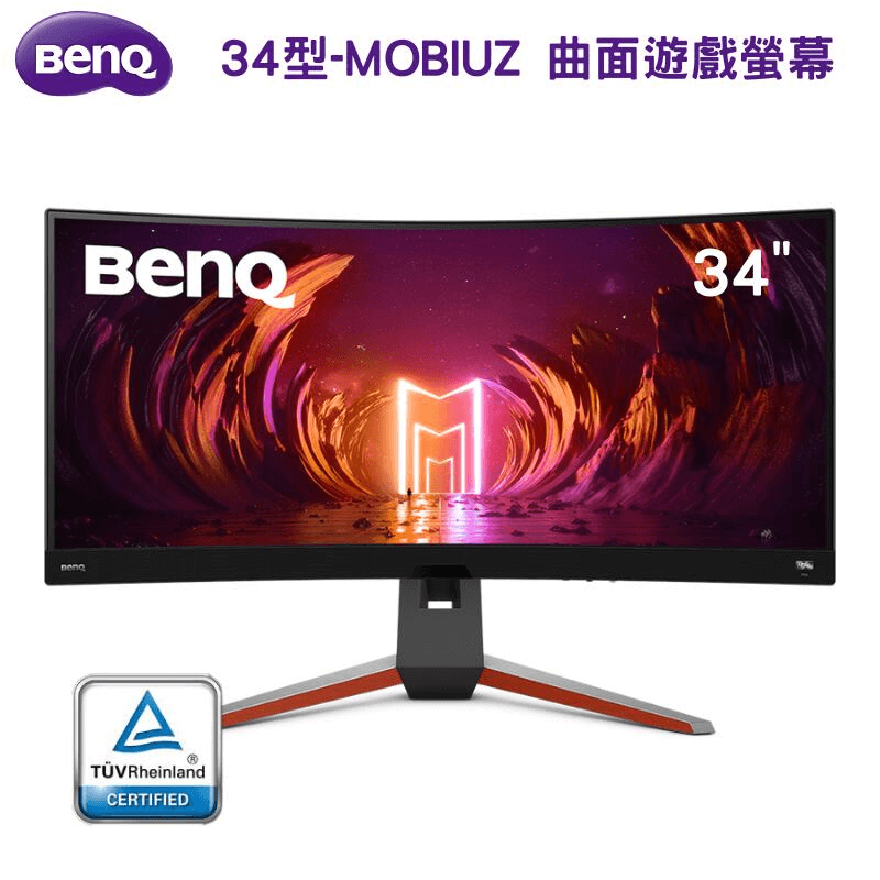 【BenQ】EX3410R 34型 MOBIUZ 1000R曲面類瞳孔護眼電競遊戲螢幕 顯示器 HDR 400