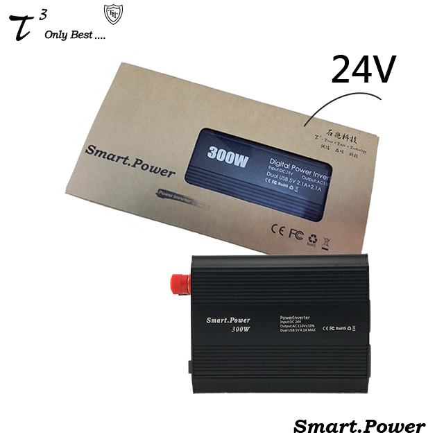 Smart.Power DC24V to 110V 300W 汽車電源轉換器