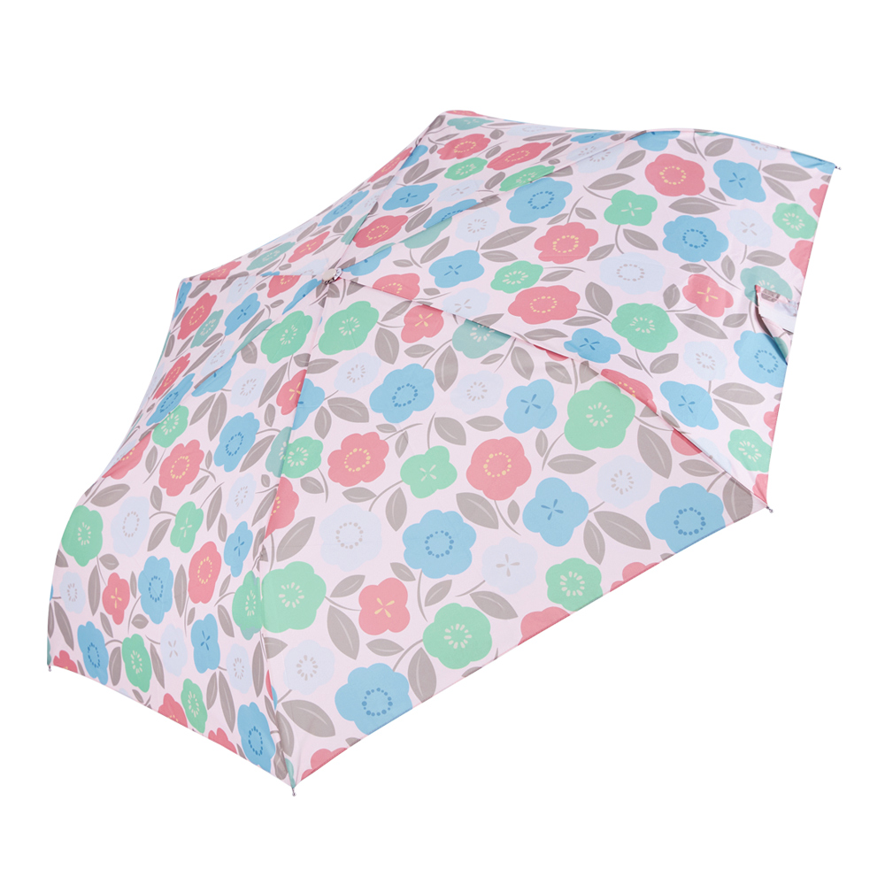 RAINSTORY雨傘-粉漾花雨抗UV手開輕細口紅傘