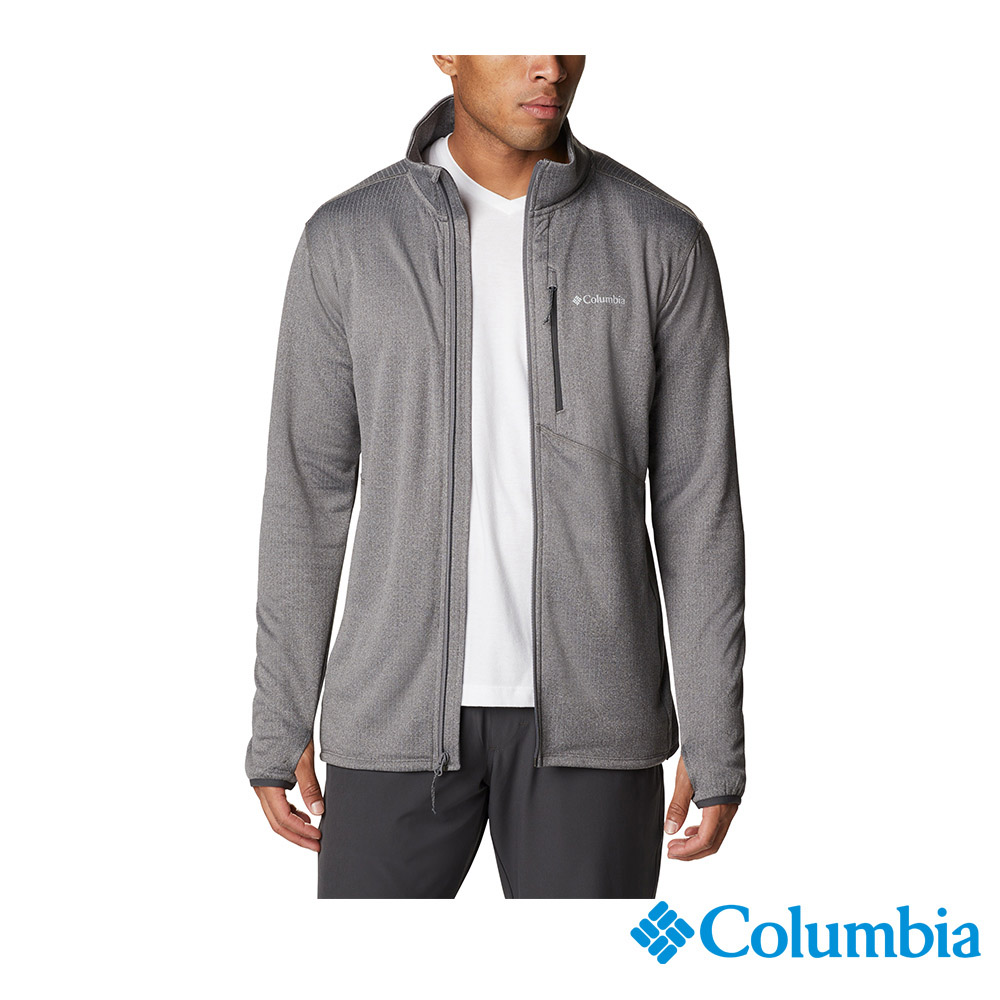 Columbia哥倫比亞 男款- Omni-Wick 快排刷毛立領外套-灰色 UAE22050GY /FW22