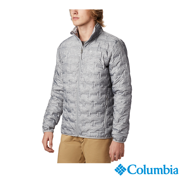 Columbia哥倫比亞 男款-保暖650羽絨立領外套-灰色 UWE09550GY / FW22
