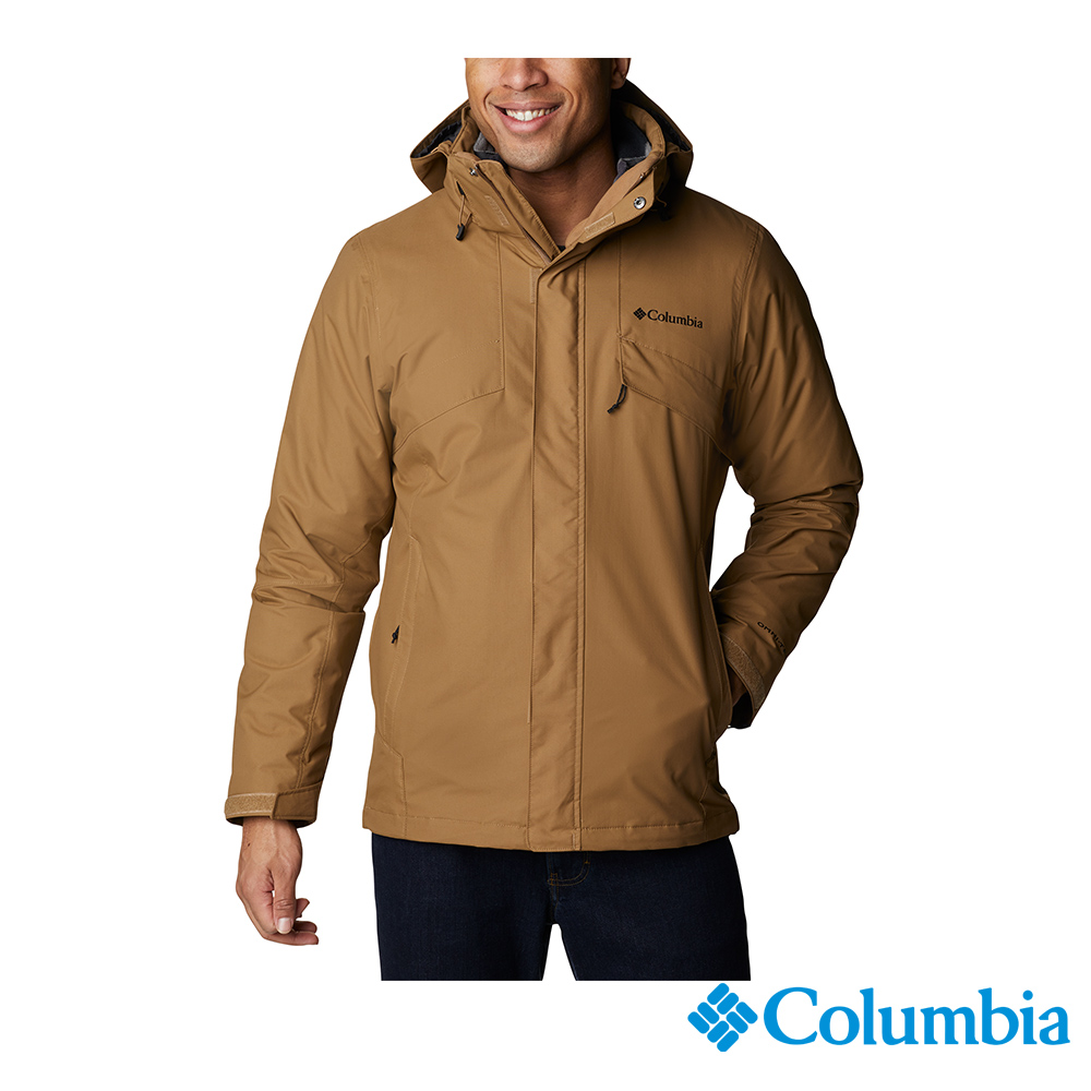 【Columbia哥倫比亞】男款Omni-Tech防水保暖兩件式外套-棕色 UWE12730BN / FW22