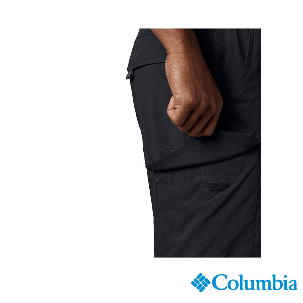 Columbia哥倫比亞 男款-UPF50快排短褲-黑色 UAE40840BK