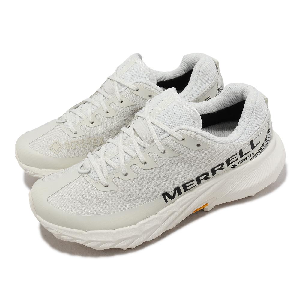 Merrell 邁樂 戶外鞋 Agility Peak 5 GTX 女鞋 白 黑 防水 黃金大底 郊山 登山 越野 ML068084