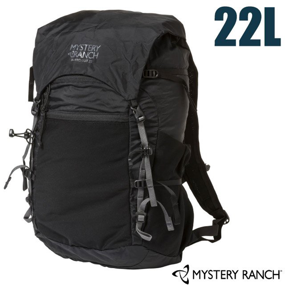 【Mystery Ranch】神秘農場 IN AND OUT 超輕巧登頂背包22L.水袋背包/可放置2L水袋/61289 黑