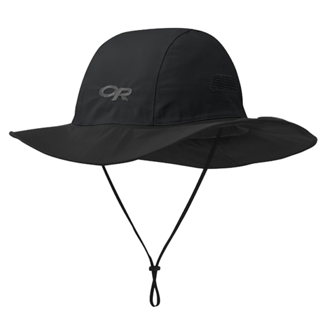 美國【Outdoor Research】SEATTLE SOMBRERO / GTX防風防水圓盤帽(黑)