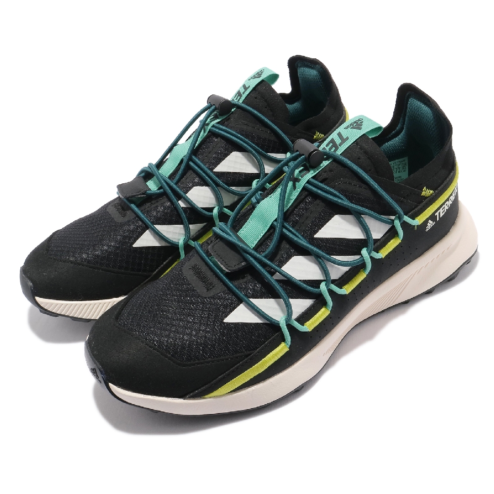 adidas 休閒鞋 Terrex Voyager 21 男鞋 愛迪達 舒適 避震 球鞋 戶外 運動 黑 綠 FW9399 FW9399