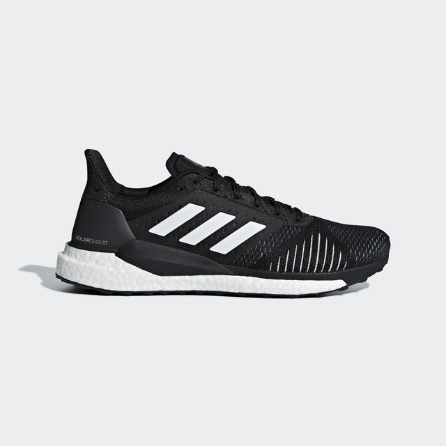 Adidas Solar Glide ST M [CQ3178] 男鞋 運動 慢跑 休閒 緩震 舒適 支撐 愛迪達 黑白 - PChome 24h購物