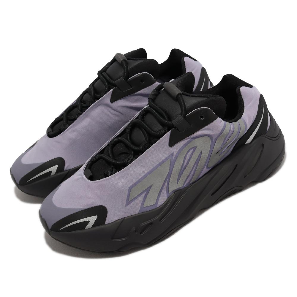 Adidas 休閒鞋 Yeezy 700 MNVN 男鞋 黑 紫 反光 Geode GW9526