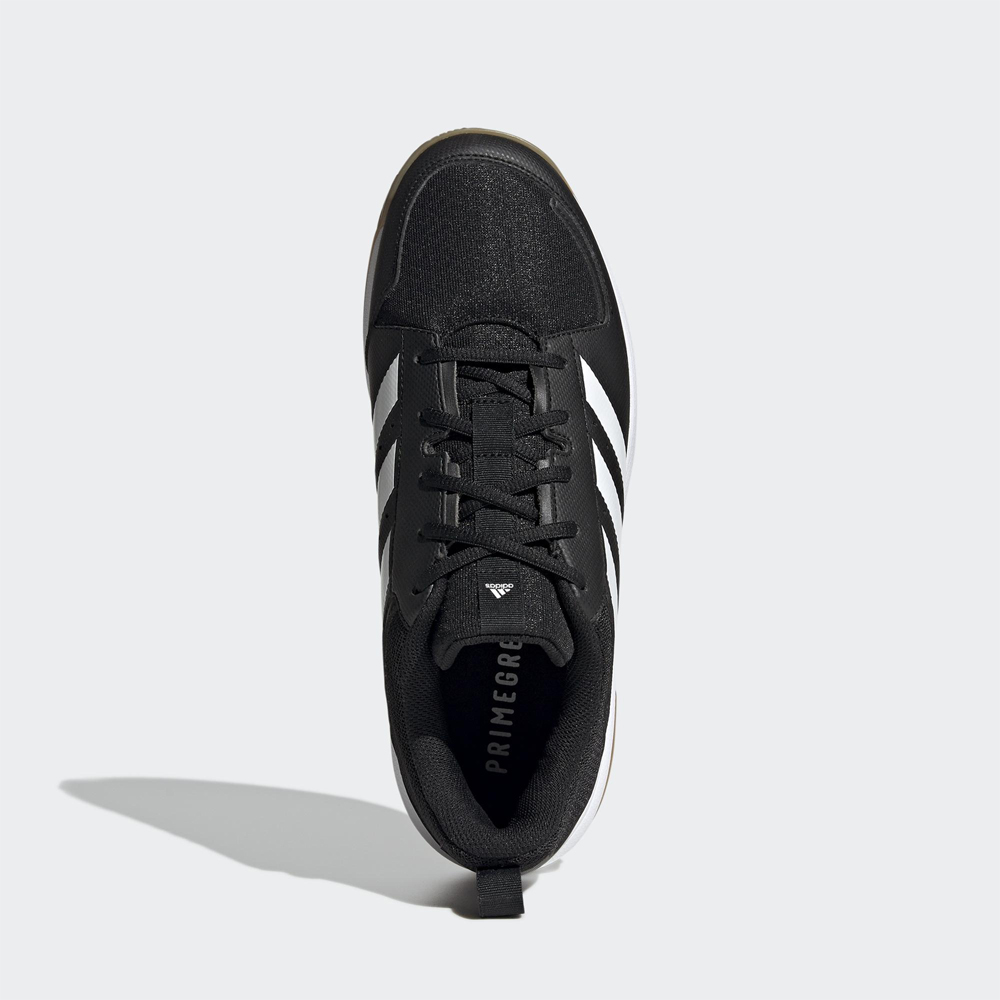 adidas 愛迪達】LIGRA 7 男室內運動鞋黑+白底穿著舒適網材鞋面搭配結構感飾面(FZ4658) - PChome 24h購物