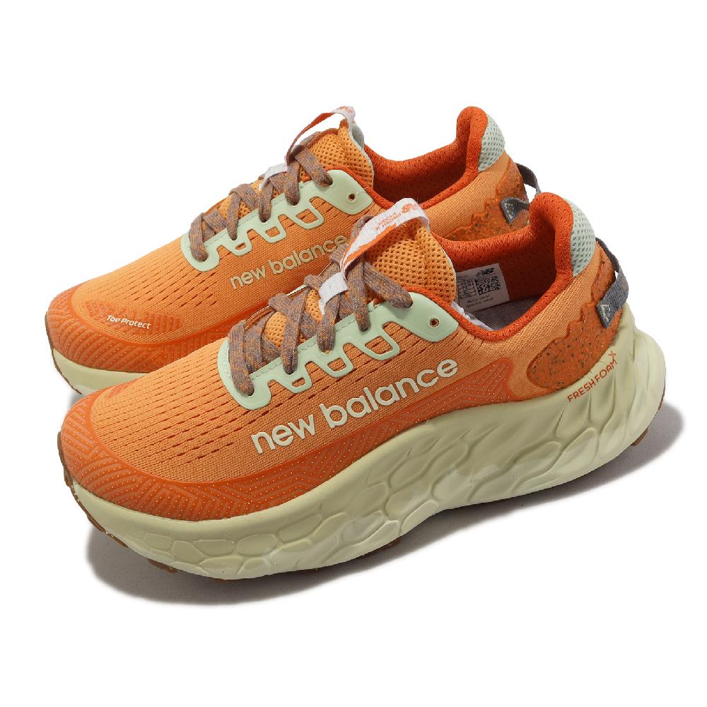 New Balance 紐巴倫 越野跑鞋 Fresh Foam X More Trail V3 D 寬楦 女鞋 橘 黃金大底 NB WTMORCO3D
