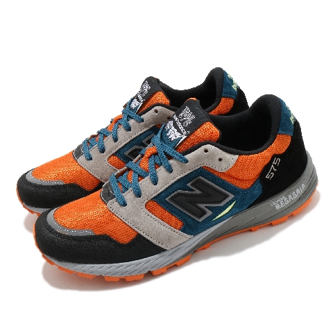 New Balance 休閒鞋575 復古運動男鞋紐巴倫英國製質感簡約球鞋穿搭橘黑MTL575OPD - PChome 24h購物