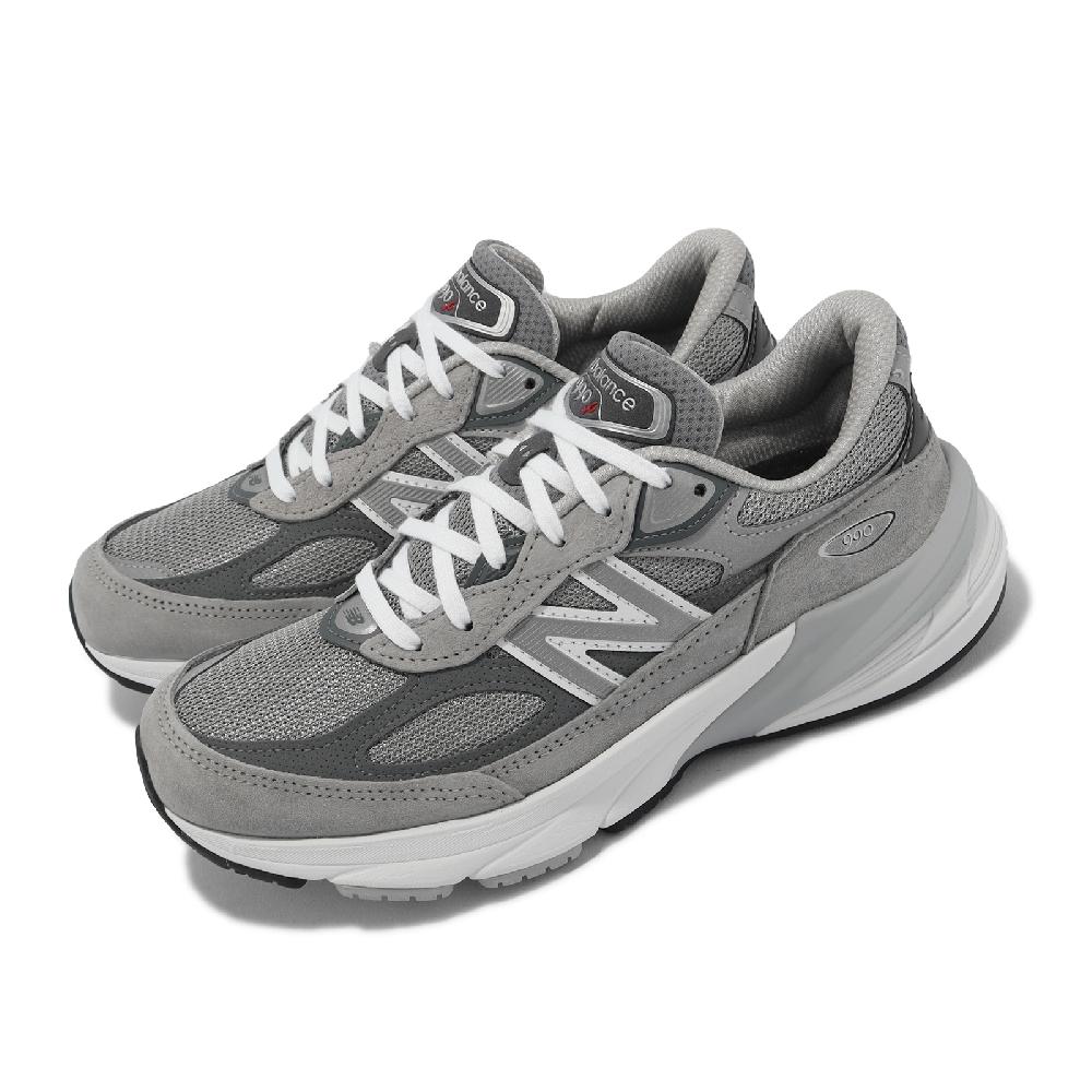 New Balance 紐巴倫 休閒鞋 990 V6 D 寬楦 女鞋 灰 銀 美製 麂皮 復古 拼接 NB W990GL6D