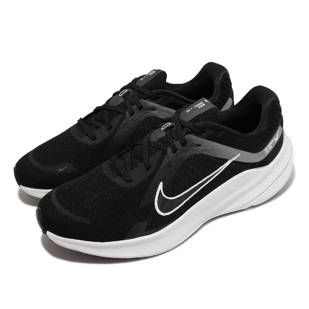 Nike 耐吉 慢跑鞋 Quest 5 男鞋 黑 灰 白 緩震 透氣 基本款 網布 運動鞋 DD0204-001