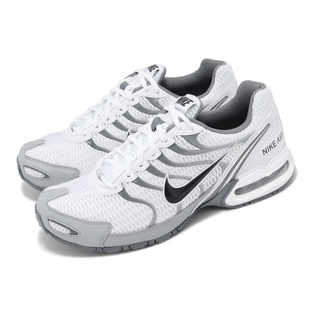 Nike 耐吉 慢跑鞋 Air Max Torch 4 白 灰 氣墊 復古 反光 男鞋 運動鞋 343846-100