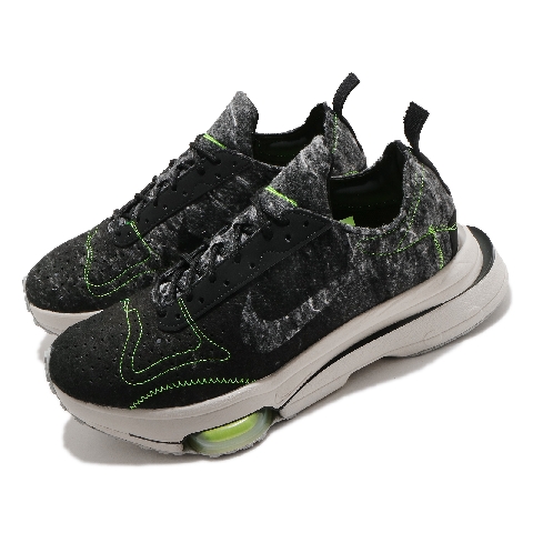 Nike 休閒鞋 Air Zoom Type 運動 男鞋 氣墊 舒適 避震 簡約 球鞋 穿搭 黑 白 CW7157-001