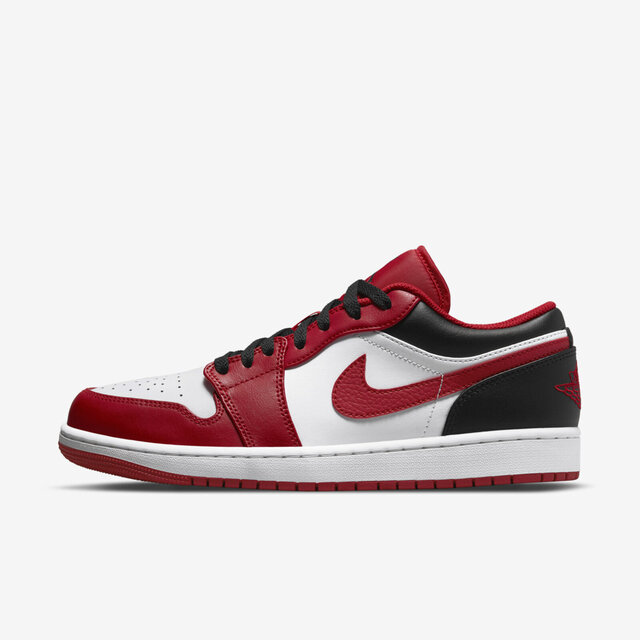 Nike Air Jordan 1 Low [553558-163] 男休閒鞋運動經典喬丹AJ1 低筒紅