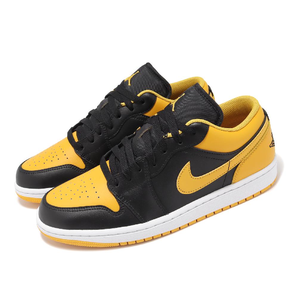 Nike 耐吉 休閒鞋 Air Jordan 1 Low Yellow Ochre 男鞋 黃 黑 一代 AJ1 553558-072