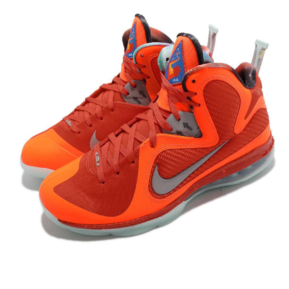 Nike 籃球鞋 Lebron IX 9代 Big Bang 男鞋 明星賽 籃球鞋 LBJ 復刻 橘 銀 DH8006-800