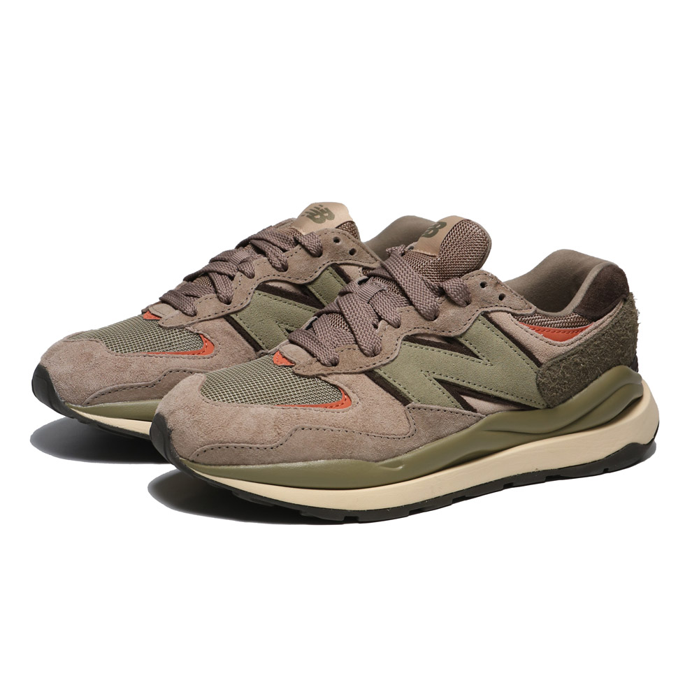 NEW BALANCE 休閒鞋 NB 5740 軍綠 霧灰 橘紅邊 復古 IU 男女 M5740RSB