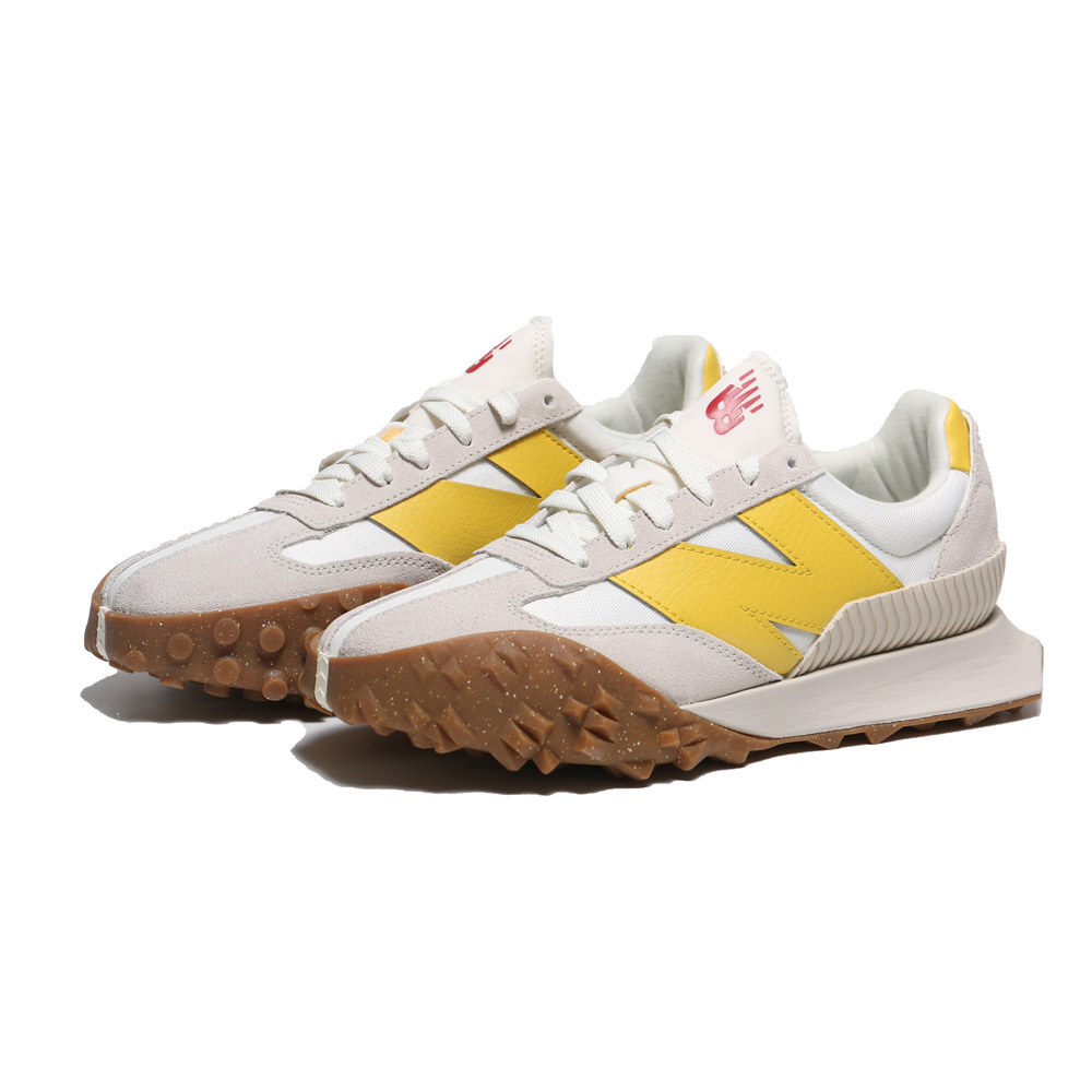 NEW BALANCE 休閒鞋 NB XC72 復古 白 膠底 黃LOGO 男女 UXC72VC