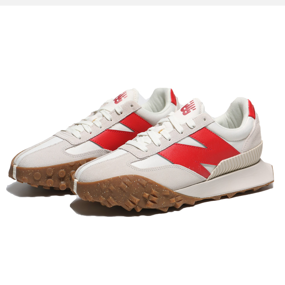 NEW BALANCE 休閒鞋 NB XC72 復古 白 膠底 紅LOGO 男女 UXC72VB