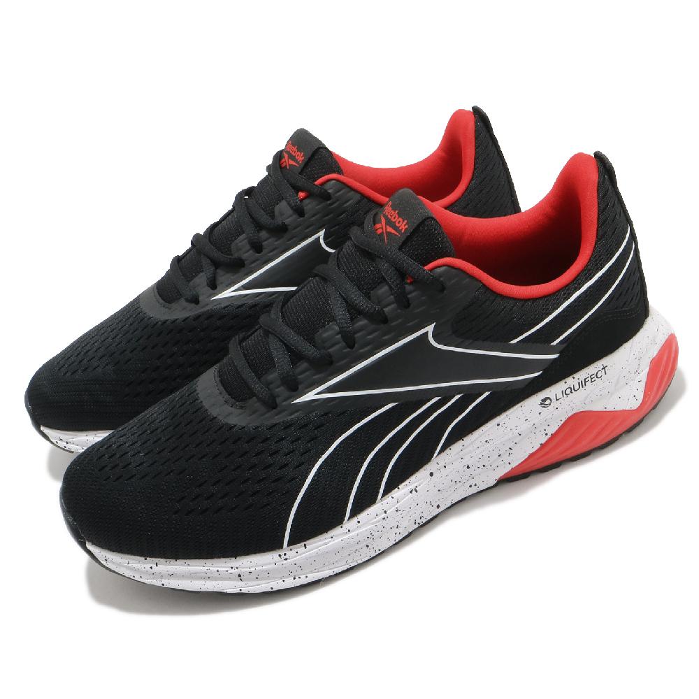 Reebok 慢跑鞋Liquifect 180 運動男鞋輕量透氣舒適避震路跑健身黑白FY1903 - PChome 24h購物