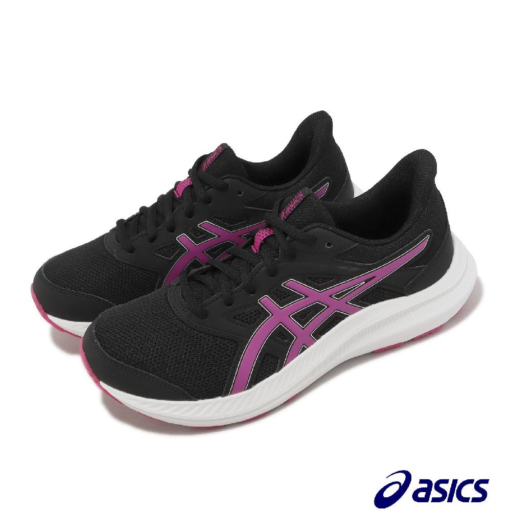 Asics 亞瑟士 慢跑鞋 Jolt 4 D 寬楦 女鞋 黑 紫 基本款 緩震 運動鞋 1012B422003