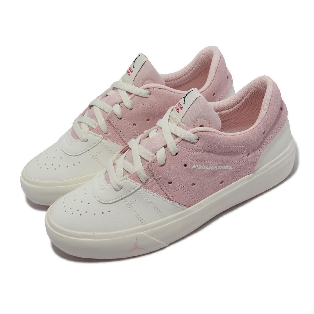 Nike 休閒鞋 W Jordan Series ES 女鞋 麂皮 喬丹 粉紅 白 DN1857-610