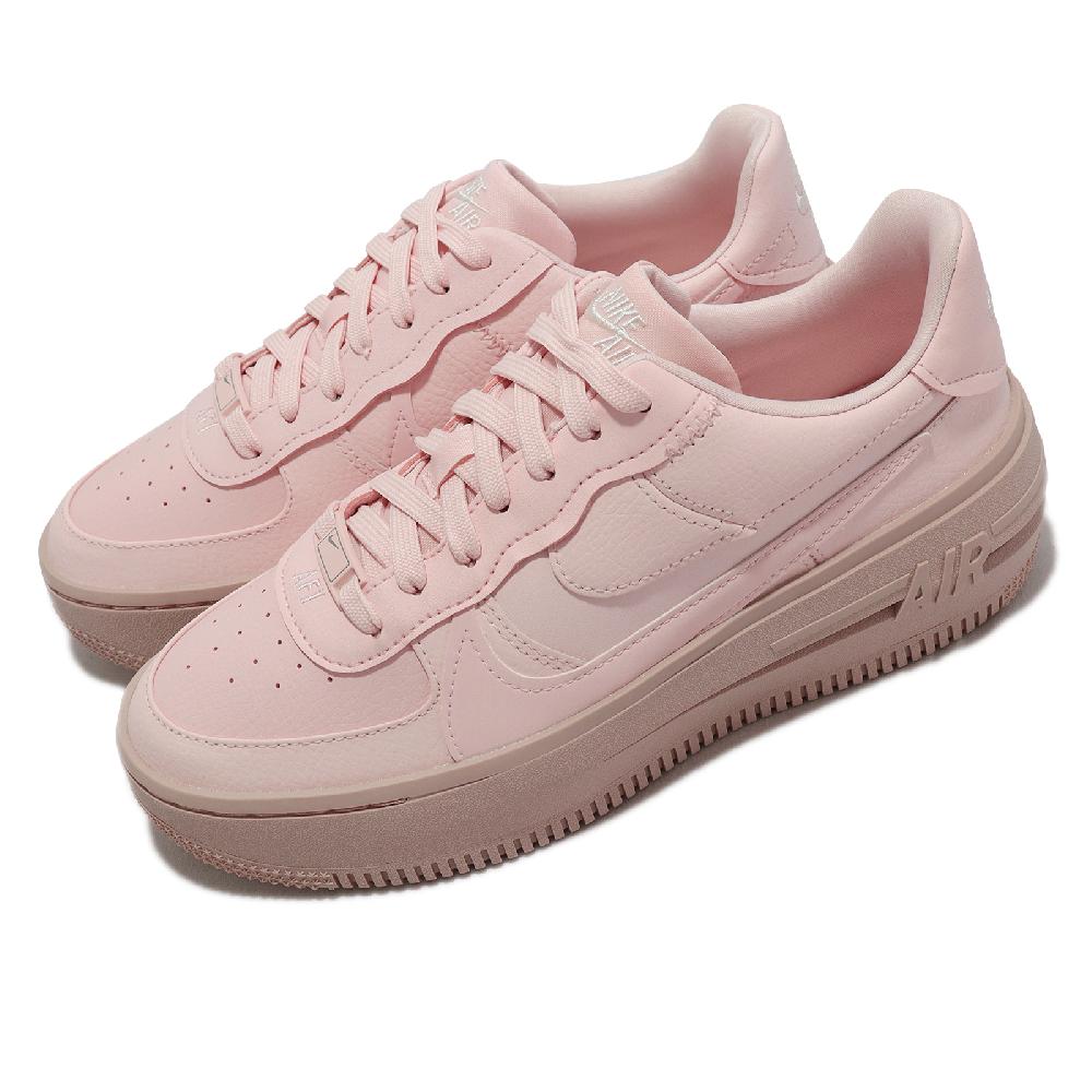 Nike 休閒鞋 Wmns AF1 PLT.AF.ORM 全粉紅 Air Force 女鞋 厚底 增高 DJ9946-600