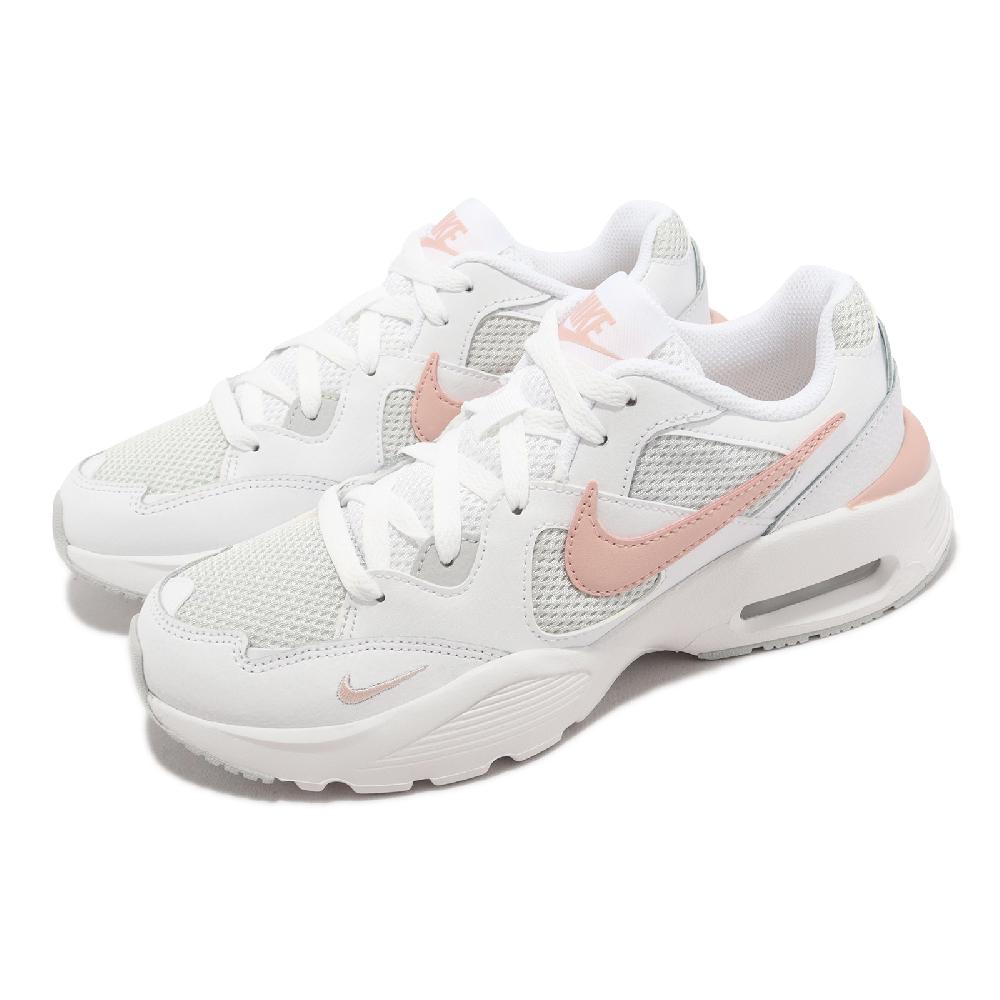Nike 休閒鞋 Wmns Air Max Fusion 女鞋 白 粉紅 老爹鞋 復古 網布 氣墊 CJ1671-101