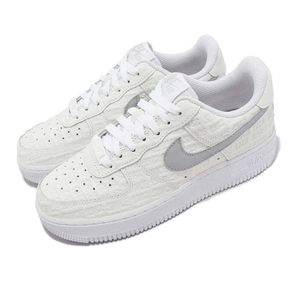 Nike Wmns Air Force 1 07 Low 女鞋 白 灰 AF1 Since 1982 休閒鞋 FJ4823-100